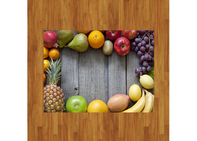Наклейка на пол Свежие фрукты